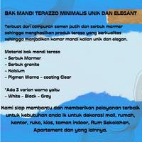 Gambar JURAGAN TERAZZO BAK MANDI MINIMALIS TERASO UNI BALI TIPE APOLO JUMBO dari Juragan TerazzoGroup undefined 4 Tokopedia
