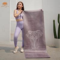 Gambar Matras Olahraga Senam Yoga Mat Travel Motif Travel Mat Elephant - Brown, 1,5 mm dari Unique Yoga Bali undefined 5 Tokopedia