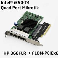Gambar Lan Card 4 Port Intel I350 T4 Gigabit Eternet Pcie Hpe 366Flr Mikrotik - 366flr saja dari Fani Vijredso undefined 1 Tokopedia