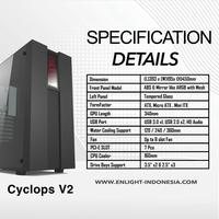 Gambar Infinity Cyclops V2 Casing Komputer ATX / Gaming PC Case ATX - no fan dari CS New undefined 2 Tokopedia