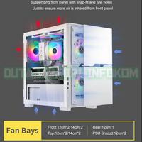Gambar Segotep Gremlin 3 - Exquisite Tempered Glass m-ATX Gaming Case - White Edition  dari Duta Mandiri Infokom undefined 3 Tokopedia