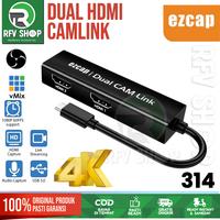Gambar EZCAP 314 / 316 DUAL PORT HDMI CAM LINK CAPTURE & STREAMING VIDEO - EZCAP 316 dari RFV COMP undefined 2 Tokopedia