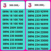 Gambar nomor cantik kartu perdana TRI , 24 dari nomor cantik Berhias perdana undefined 1 Tokopedia