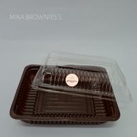Gambar Mika Brownies Ukuran Kecil Size S Plastik tempat kue makanan ECER - 1PAK-BROWNIES S dari BP Collections Plastics undefined 1 Tokopedia