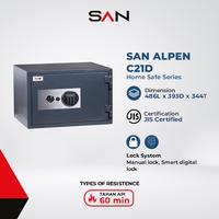 Gambar BRANKAS MEWAH BRANKAS DIGITAL TAHAN API FIRE RESISTANT SAN ALPEN C & D - ALPEN D17D dari SAN Official Shop undefined 3 Tokopedia