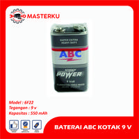 Gambar Baterai ABC Kotak 9 Volt - ABC kotak 9v dari Masterku Teknik undefined 1 Tokopedia