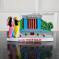 Gambar souvenir hanoi tempelan hiasan kulkas magnet negara vietnam dari Gloria Bellucci. undefined 1 Tokopedia