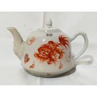 Gambar teko teh keramik kilin merah cina antik dari Artshopabu malang undefined 1 Tokopedia