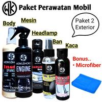 Gambar Paket Perawatan Mobil WK Lengkap / Pengkilap Body Mobil Putih Merah - PAKET 4 KACA dari Manda&#39;s Mall undefined 1 Tokopedia