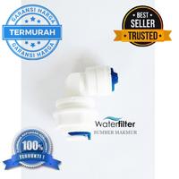 Gambar Fitting / Konektor Ro Elbow Bulkhead Selang 1/4 - Toped dari Sumber Makmur Water Filter undefined 1 Tokopedia