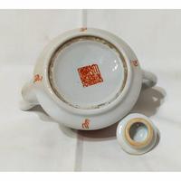 Gambar teko teh keramik kilin merah cina antik dari Artshopabu malang undefined 3 Tokopedia
