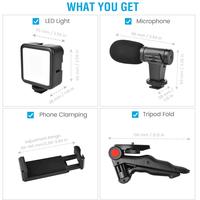 Gambar TG001 Led Video Light Camera Light Photo Studio Lamp Video Light Micr dari Blue Running undefined 2 Tokopedia