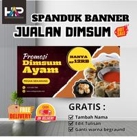 Gambar SPANDUK JUALAN DIMSUM | BANNER JUALAN DESAIN KEKINIAN - UKURAN CUSTOM  dari tenda murah surabaya undefined 1 Tokopedia