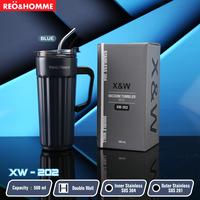 Gambar Reo&Homme Insulated Mug Gelas XW-202 Coffee Cup Stainless 500ML - Silver dari Reo & Homme Living undefined 2 Tokopedia