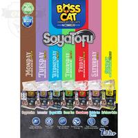 Gambar Bosscat Boss cat tofu Soya 7L pasir kucing - green tea dari Quropetstore undefined 2 Tokopedia