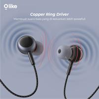 Gambar Olike E500 Metal Earphone Earbuds Handsfree 3.5mm with Mic + Hardcase dari bestdeal_NEW undefined 2 Tokopedia
