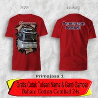 Gambar Kaos Bus Primajasa Lengan pendek bahan katun 24s - Putih, M dewasa dari Yafi & Khyla Onlineshop undefined 4 Tokopedia