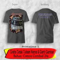 Gambar Kaos Bus Primajasa Lengan pendek bahan katun 24s - Putih, M dewasa dari Yafi & Khyla Onlineshop undefined 1 Tokopedia