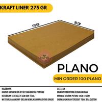 Gambar Samson Kraft 275 gsm PLANO per lembar / Kertas Samson Kraft Liner - 79 x 110 dari Gacoan-square undefined 3 Tokopedia