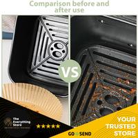 Gambar kertas alas air fryer premium - Hardcover, 50 Pcs Putih dari TheEverythingStoreID undefined 4 Tokopedia