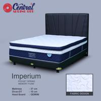 Gambar Kasur/ Springbed Central Imperium Pocket Spring Double Plush Top plus - Bianca, 180 x 200 dari Bintang.Furniture undefined 1 Tokopedia