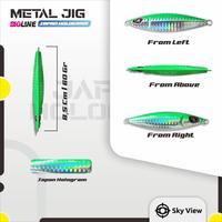 Gambar Metal Jig 60 Gram Set Single Assist Hook Slowjig Lure Umpan Killer - Biru dari Skyviu undefined 2 Tokopedia