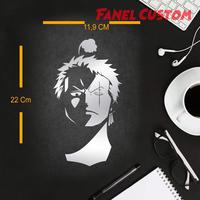 Gambar STIKER ZORO ONEPIECE CUTTING STIKER LAPTOP MOBIL MOTOR - Putih dari Fanel Custom undefined 1 Tokopedia