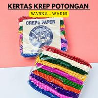 Gambar Kertas Crep / Krep / Klobot Potongan  Warna Warni - Warna-Warni dari Sarjana ATK undefined 3 Tokopedia