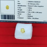 Gambar batu yellow sapphire memo gri dari permata samijaya undefined 3 Tokopedia