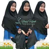 Gambar JILBAB INSTAN HIJAB INSTANT SEGIEMPAT KERUDUNG 2 LAYER FASHION MUSLIM - Cream, XL dari Yassmartid undefined 5 Tokopedia