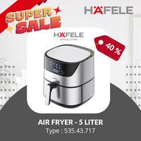 Gambar Air Fryer Low Watt 5 Liter Digital Fiture AF-TSA Hafele Garansi Resmi dari Hafele Store Indonesia undefined 1 Tokopedia