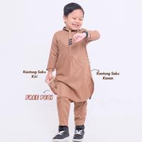 Gambar Baju Koko Anak Laki Laki Setelan Muslim Cowok Kurta Pasha - Navy, XS/4 dari Archee Shop undefined 4 Tokopedia