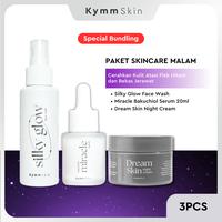 Gambar KYMM SKIN Face Wash x Bakuchiol Serum 20ml x Dream Cream dari KymmSkin undefined 1 Tokopedia