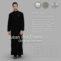 Gambar jubah gamis pria "Elvano" - Hitam, L dari denzuna_collection undefined 5 Tokopedia