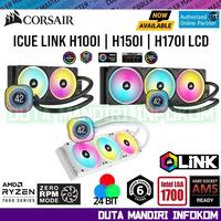 Gambar CORSAIR iCUE LINK H100i H150i H170i LCD - AIO Liquid CPU Cooler - H100i LCD Black dari Duta Mandiri Infokom undefined 1 Tokopedia