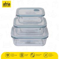 Gambar Tempat Bekal Makan Atria Anne Tempat Multifungsi Bening Polos 3 dari Atria Furniture Official undefined 1 Tokopedia