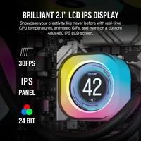 Gambar CORSAIR iCUE LINK H100i H150i H170i LCD - AIO Liquid CPU Cooler - H100i LCD Black dari Duta Mandiri Infokom undefined 2 Tokopedia