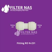 Gambar Fitting RO Selang 3/8'' - 3/8'' - N-231 dari FILTER NAS undefined 1 Tokopedia