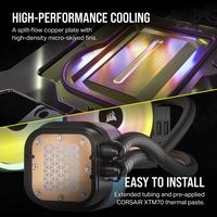 Gambar CORSAIR iCUE LINK H150i LCD Liquid CPU Cooler - Black dari Lezz Computech undefined 3 Tokopedia