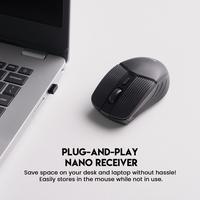 Gambar Fantech Office GO W605 - Wireless Mouse - Hitam dari Ragam Hardisk undefined 3 Tokopedia