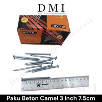 Gambar Paku Beton CAMEL 3Inch 7.5CM | Paku Tembok 3" Putih | Paku Galvanis dari Dunia Material Indonesia undefined 1 Tokopedia