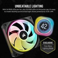 Gambar CORSAIR iCUE LINK H100i H150i H170i LCD - AIO Liquid CPU Cooler - H100i LCD Black dari Duta Mandiri Infokom undefined 3 Tokopedia