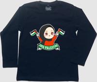 Gambar Baju Kaos Sablon Lengan Panjang Anak Cewek Cotton Combed 30s Palestine - Salem, 8 dari Tiny Wear Shop_NEW undefined 5 Tokopedia