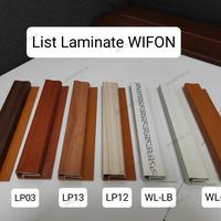Gambar List sudut Laminate List Dinding Laminate PVC WIFON - LP 17 dari Distributor Plafon PVC WIFON undefined 1 Tokopedia