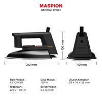 Gambar Setrika Listrik Electric Iron MASPION EX-1010 dari Teuku Umar elektronik undefined 5 Tokopedia