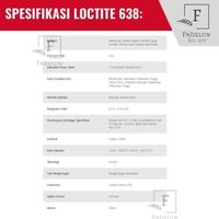 Gambar NEWPRODUK LEM LOCTITE 638 RETAINING COMPOUND BARCODE QR 50ML !!!!! dari cv holia undefined 3 Tokopedia