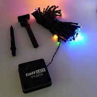 Gambar Lampu Hias Dekor Pohon Natal Solar Power Waterproof 100 LED RGB dari Istorepro undefined 4 Tokopedia