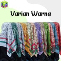 Gambar Kerudung Palestina Segi empat Jilbab Segiempat Wanita Motif Palestine - Putih dari LUXURY OUTFIT undefined 3 Tokopedia