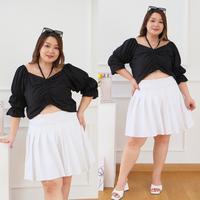 Gambar 2011 ATASAN BLOUSE JUMBO BIG SIZE BIGSIZE WANITA - REBECCA TOP LD 120 - BLACK dari Pedkey Butik undefined 4 Tokopedia