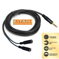 Gambar Kabel Audio / Kabel Aux TRRS 3.5 Male To 2x TRS 3.5 Female dari tjeaudiopro undefined 1 Tokopedia